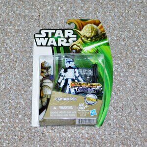 2013 Hasbro Star Wars The Clone Wars 3.75" Captain Rex Figure MOC Brand New CW04
